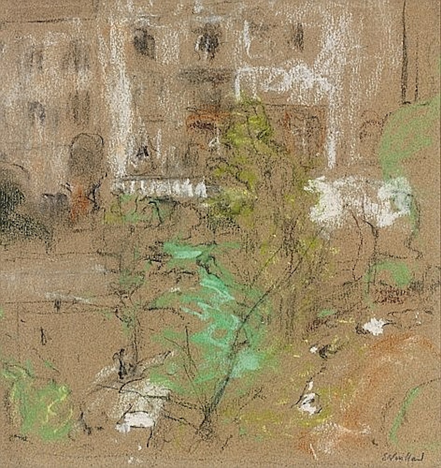 THE SQUARE THROUGH THE WINDOW by Édouard Vuillard