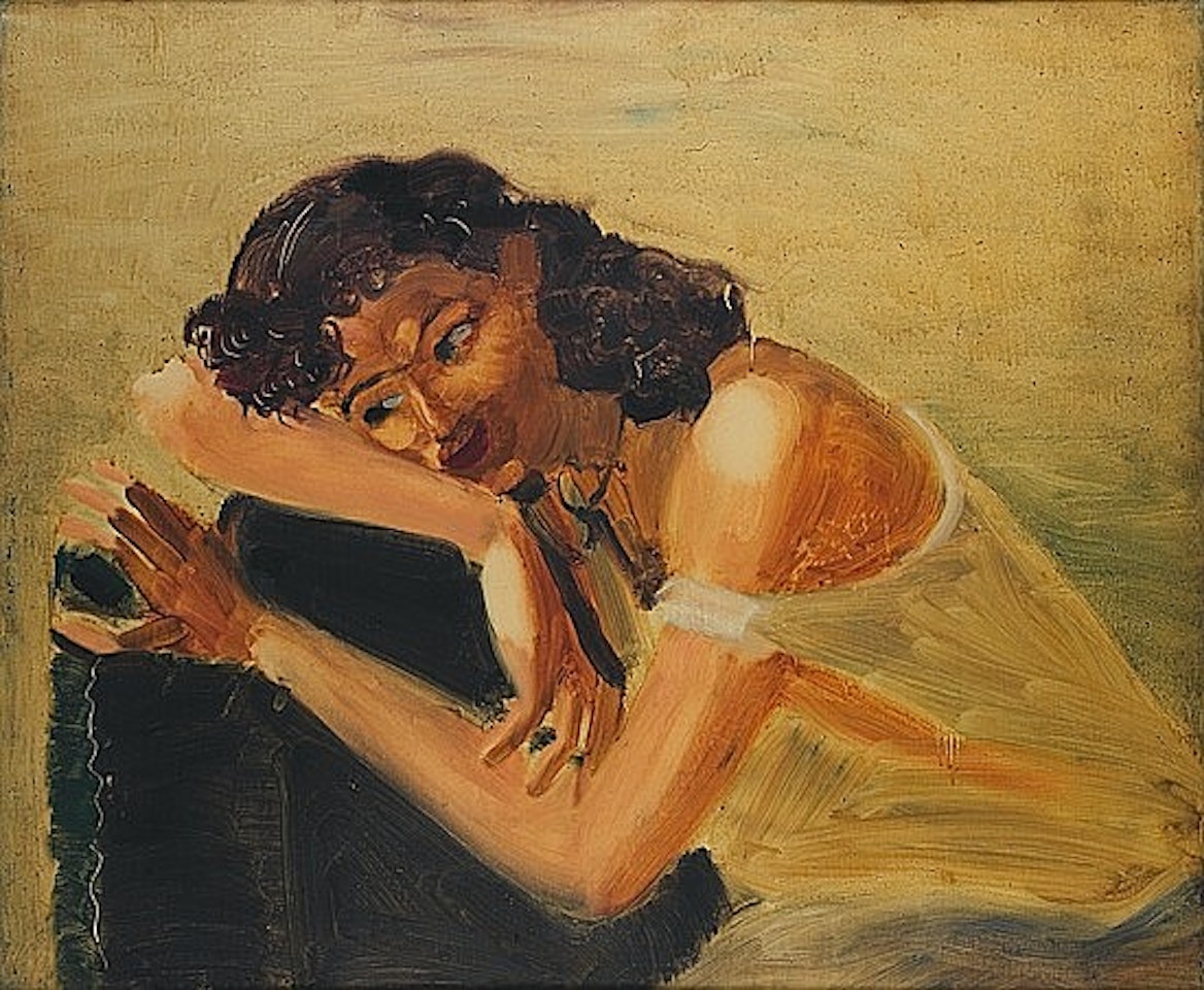 FEMME ACCOUDEE by Andre Derain