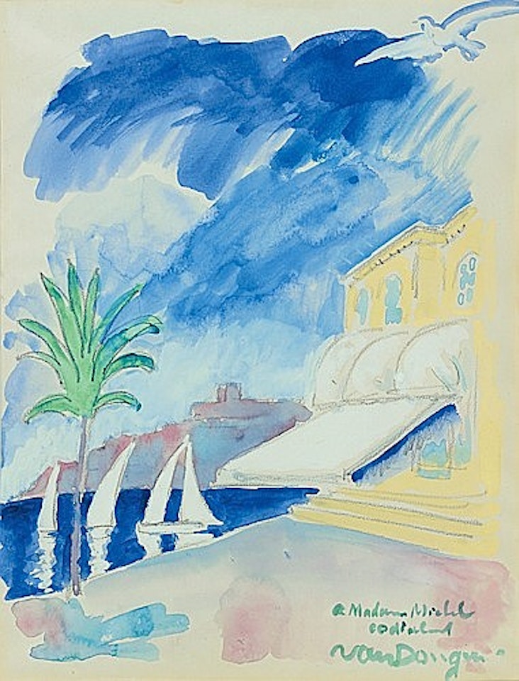 VUE DE CANNES by Kees van Dongen