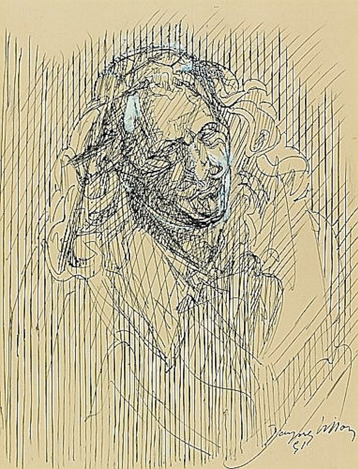 POTRAIT D'HOMME by Jacques Villon