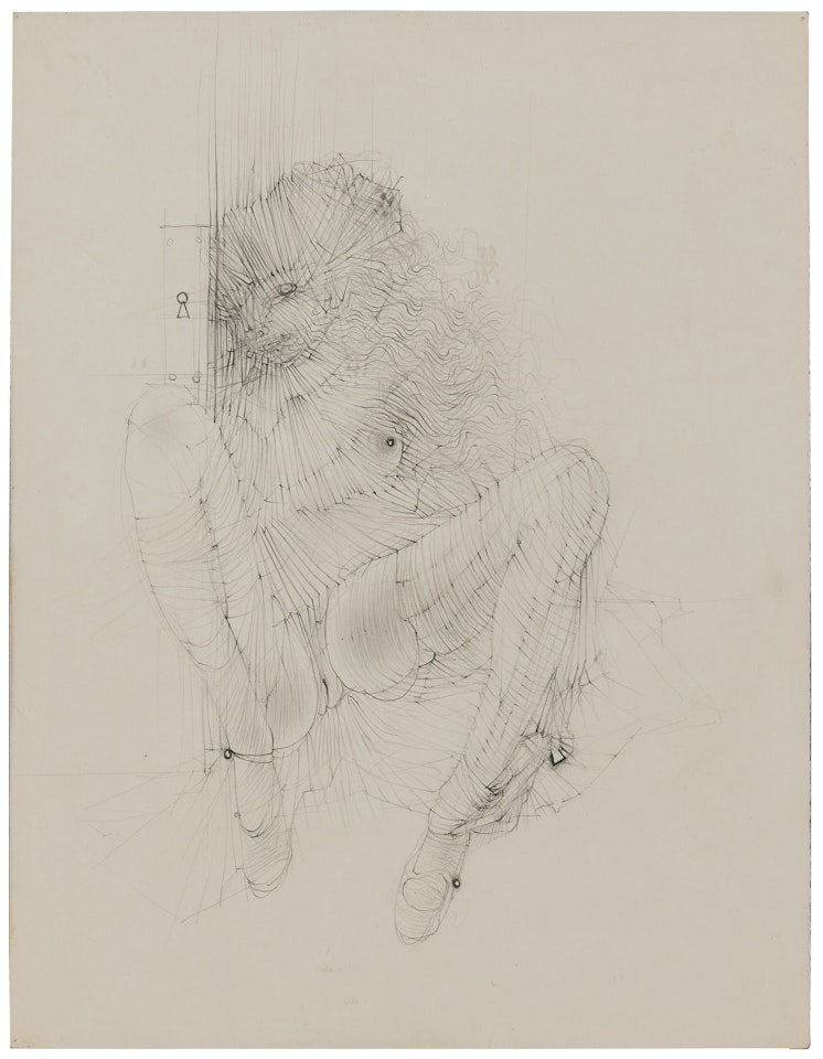 Jeune Fille (recto); Composition (verso) by Hans Bellmer