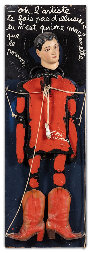 Oh ! L'artiste, te fais pas d'illusions... by Ben Vautier