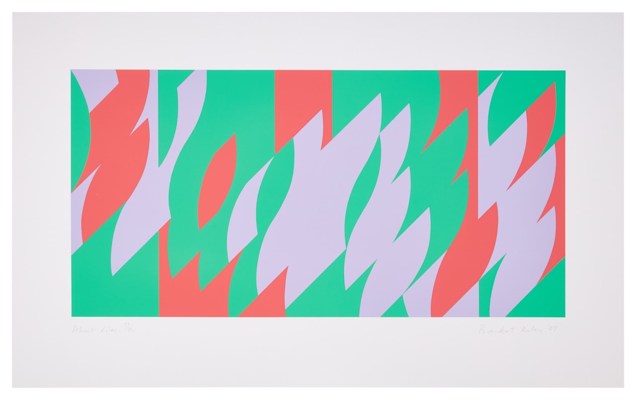 About Lilac (S. 65) by Bridget Riley