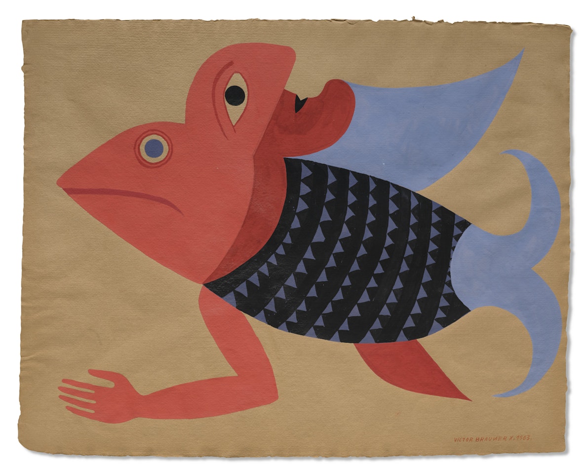 Sans titre (Bestiaire) by Victor Brauner