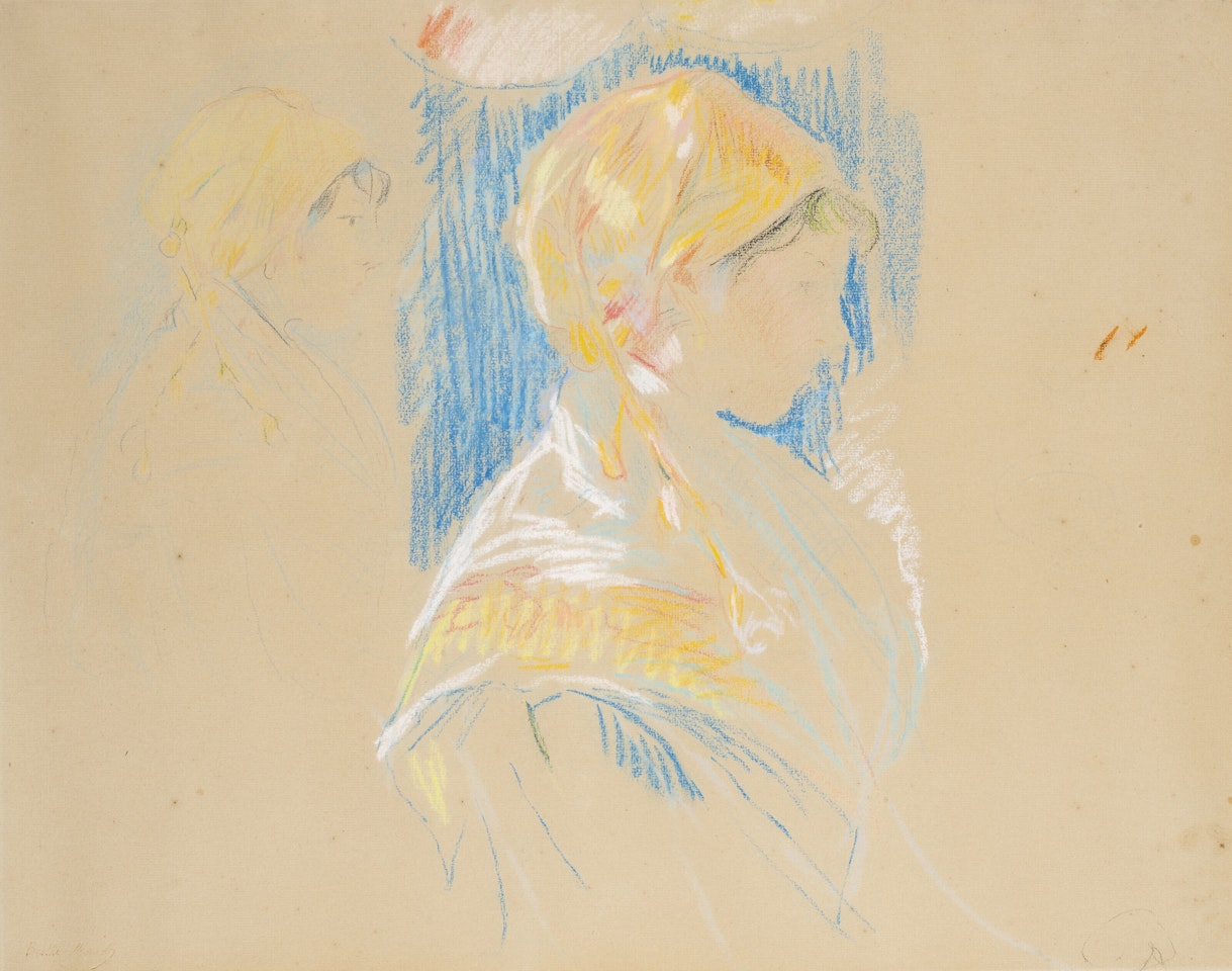 Niçoise en costume local by Berthe Morisot