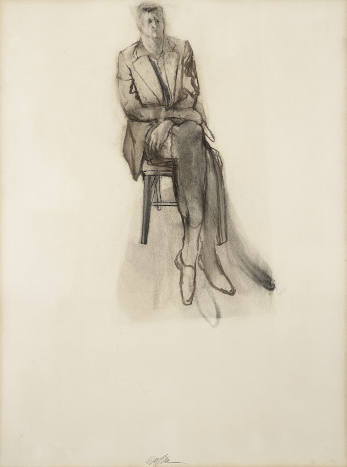 Portrait de James Lord by Sam Szafran