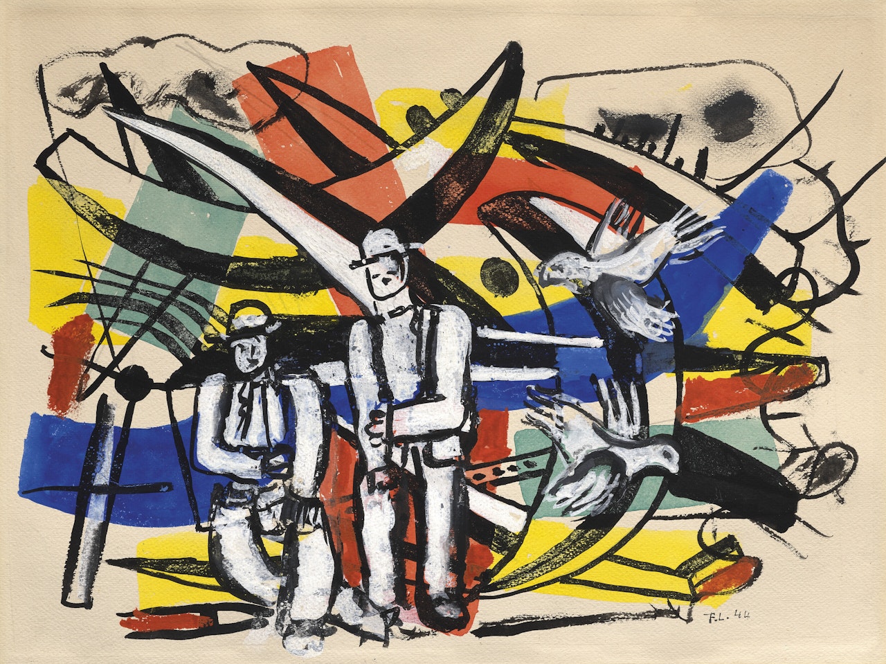 Les Colombes by Fernand Leger