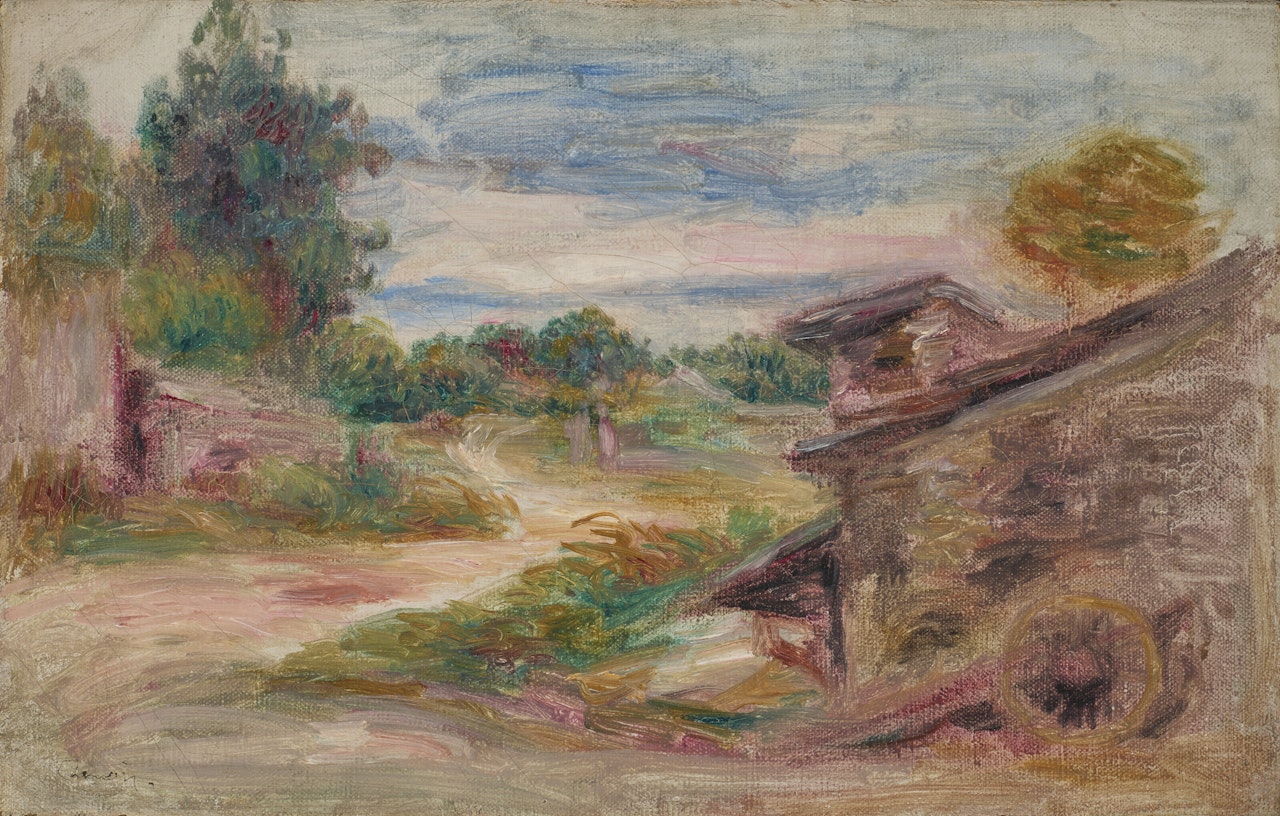 Le Chemin du village by Pierre-Auguste Renoir