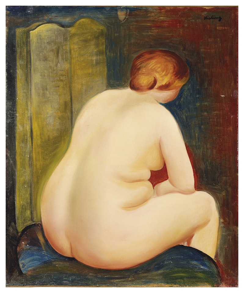 Nu de dos by Moïse Kisling