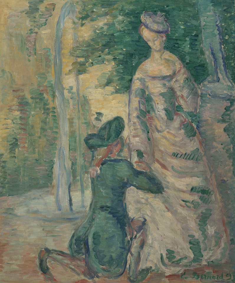 Scène galante by Emile Bernard