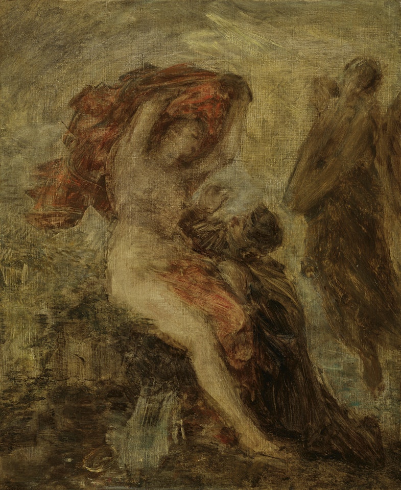 L'Homme entre le Vice et la Vertu by Henri Fantin-Latour