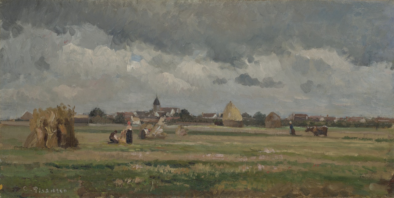Fenaison by Camille Pissarro