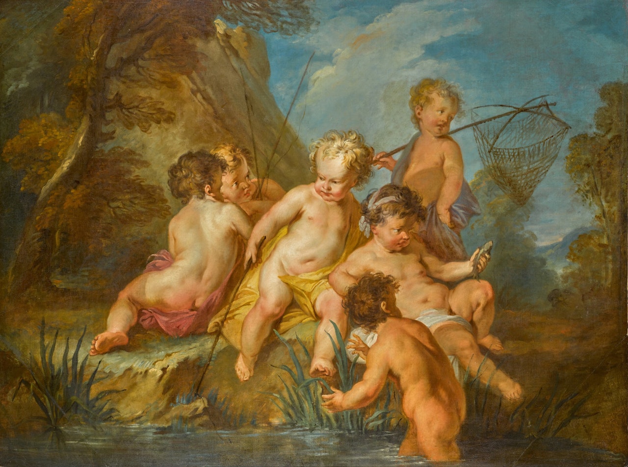 ‘Les Amours Pecheurs’ (The Love of Fishing) by François Lemoyne
