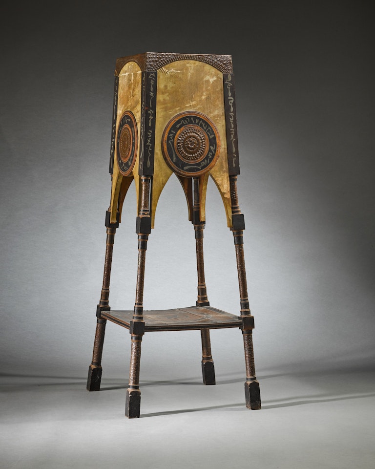 A pedestal by Carlo Bugatti