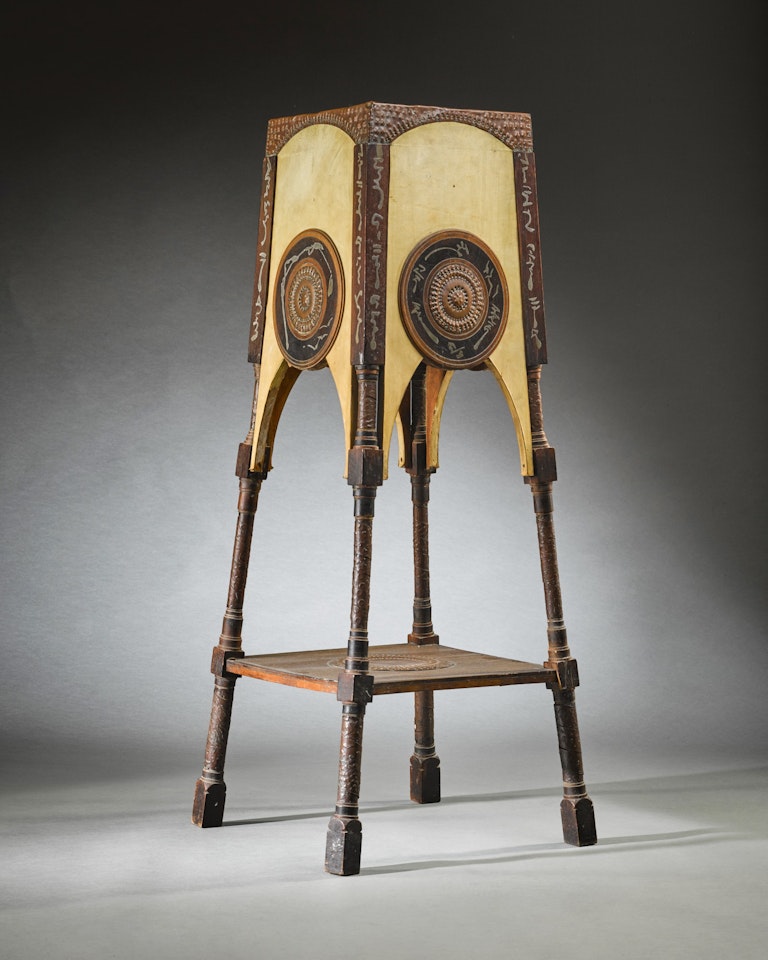 A pedestal, circa 1900 by Carlo Bugatti