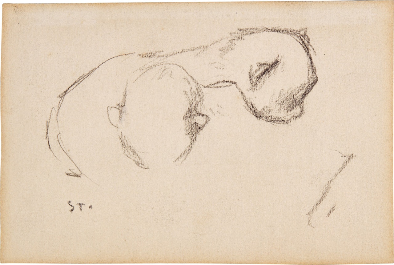 Étude de chaton by Théophile Alexandre Steinlen