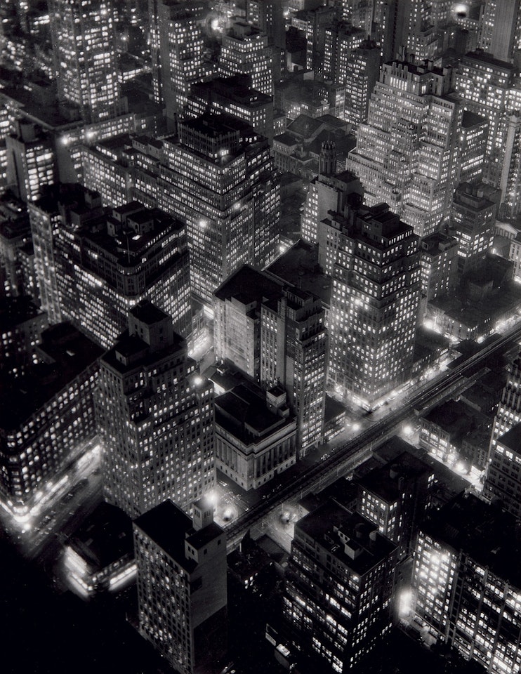 New York at Night by Berenice Abbott