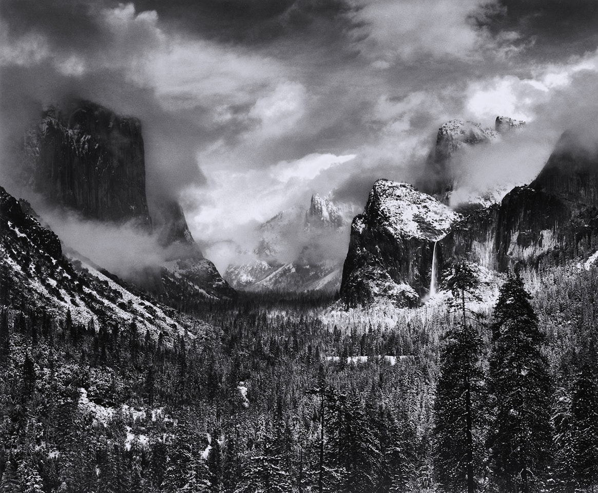 Clearing Winter Storm, Yosemite National Park, California by Ansel Adams