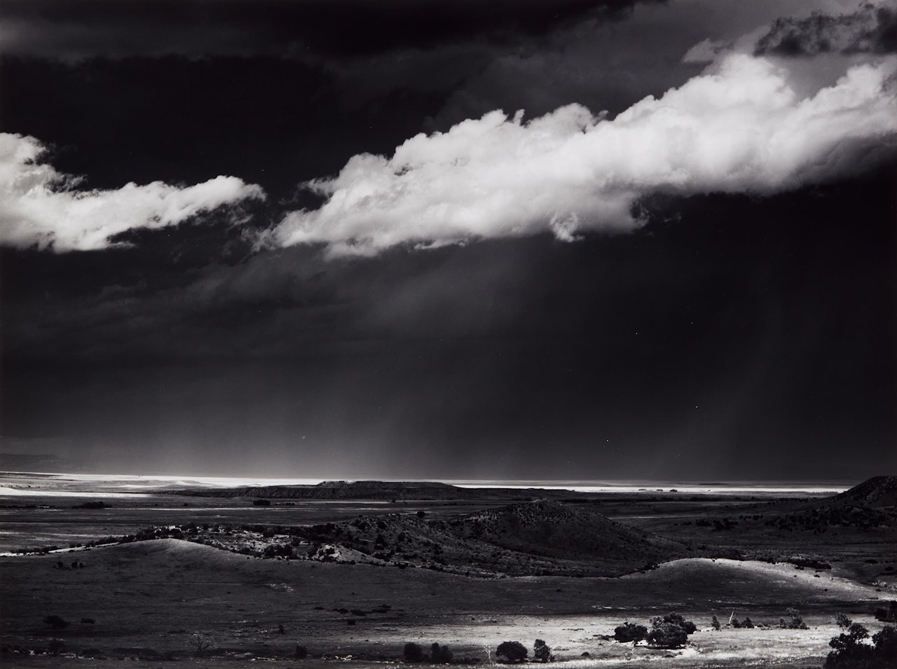 Storm over the Great Plains from Cimarron, New Mexico by Ansel Adams