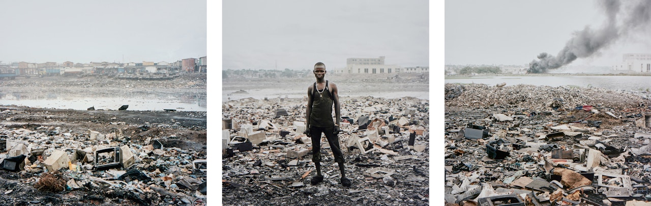 Zakaria Salifu, Agbogbloshie Market, Accra, Ghana by Pieter Hugo