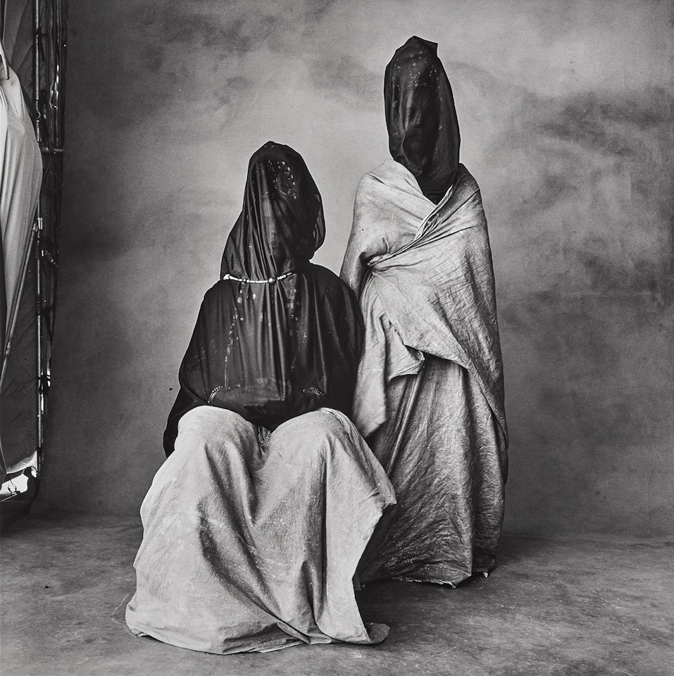 Two Guedras, Morocco by Irving Penn