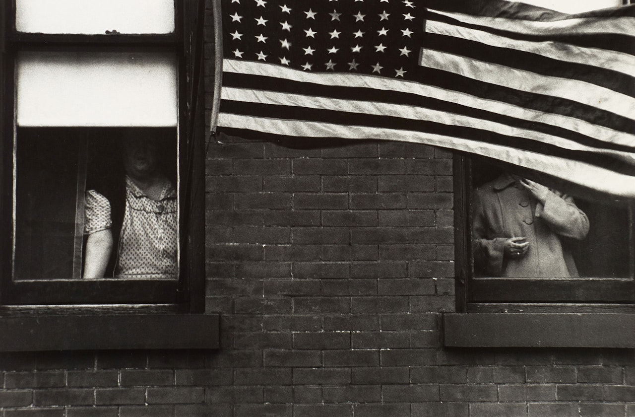 Parade – Hoboken, New Jersey by Robert Frank