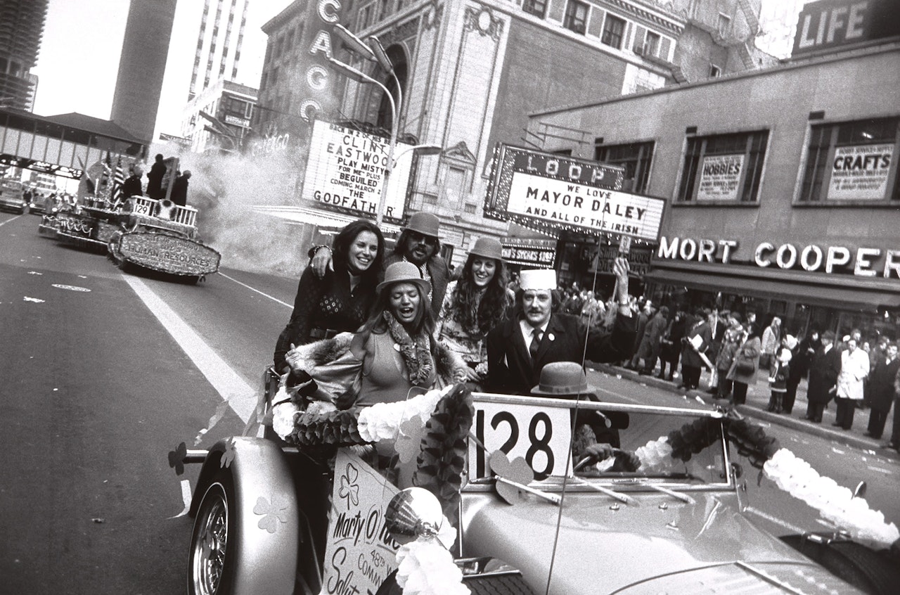 We Love Mayor Daley, St. Patrick's Day Parade, Chicago by Garry Winogrand