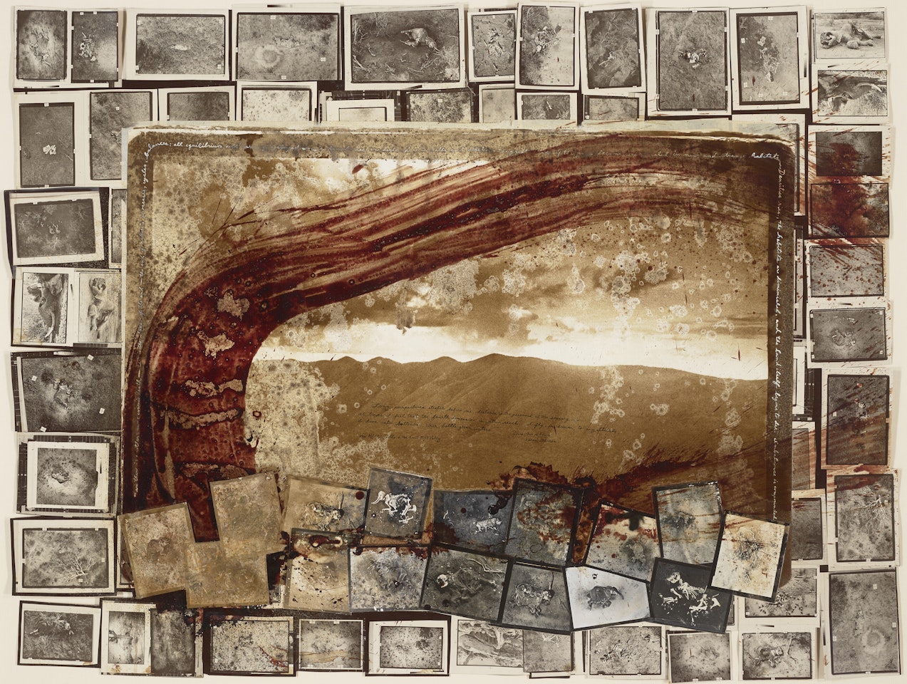 The Ngong Hills and the Great Rift Valley (Tsavo Die-Off) by Peter Beard