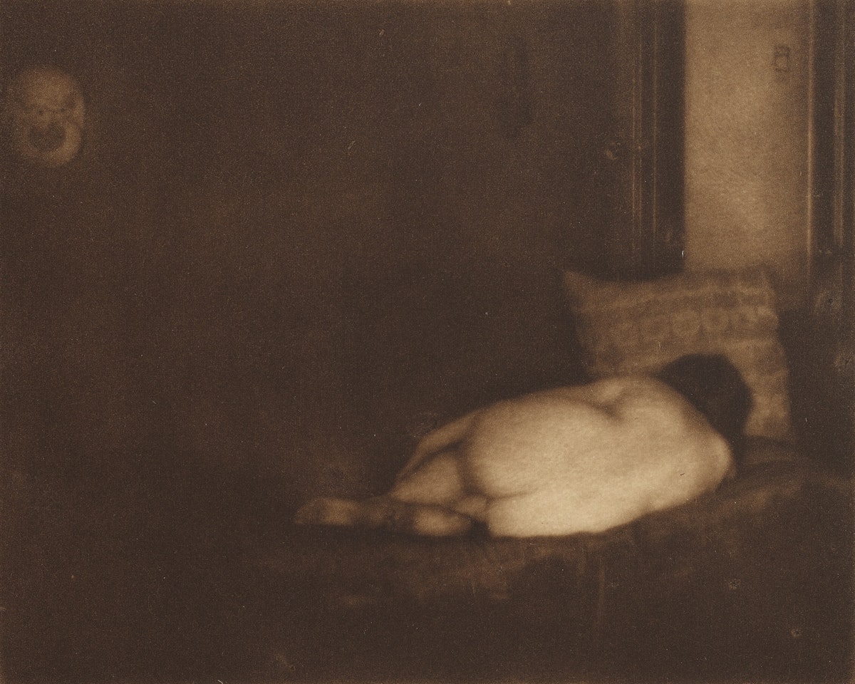 The model and the mask by Edward Steichen
