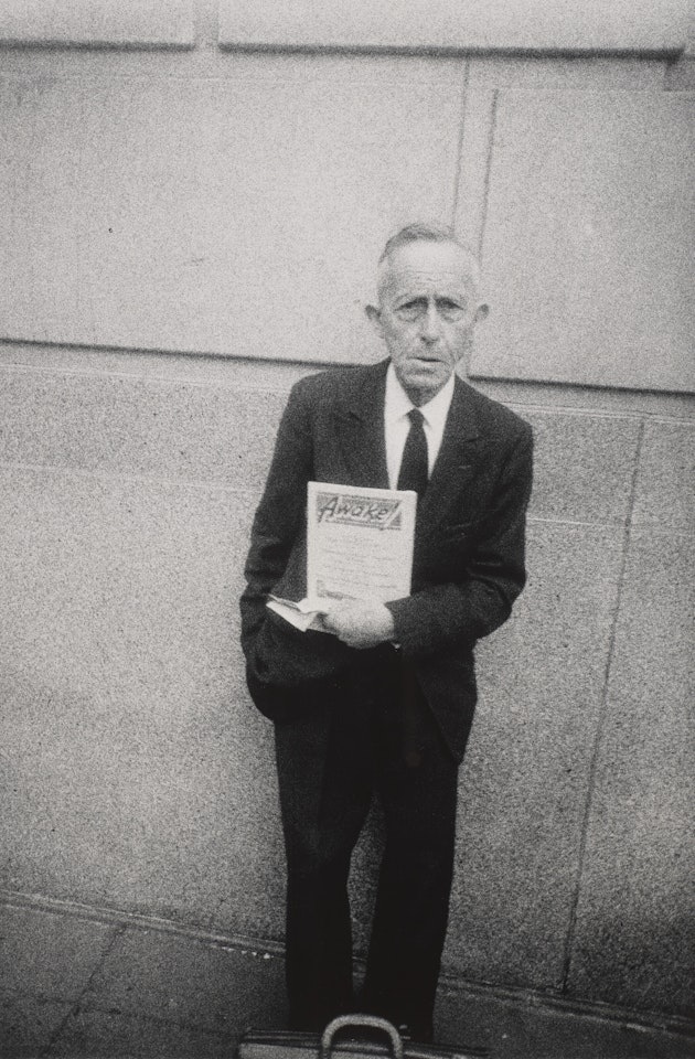 Jehovah's Witness - Los Angeles, 1955–1956 by Robert Frank