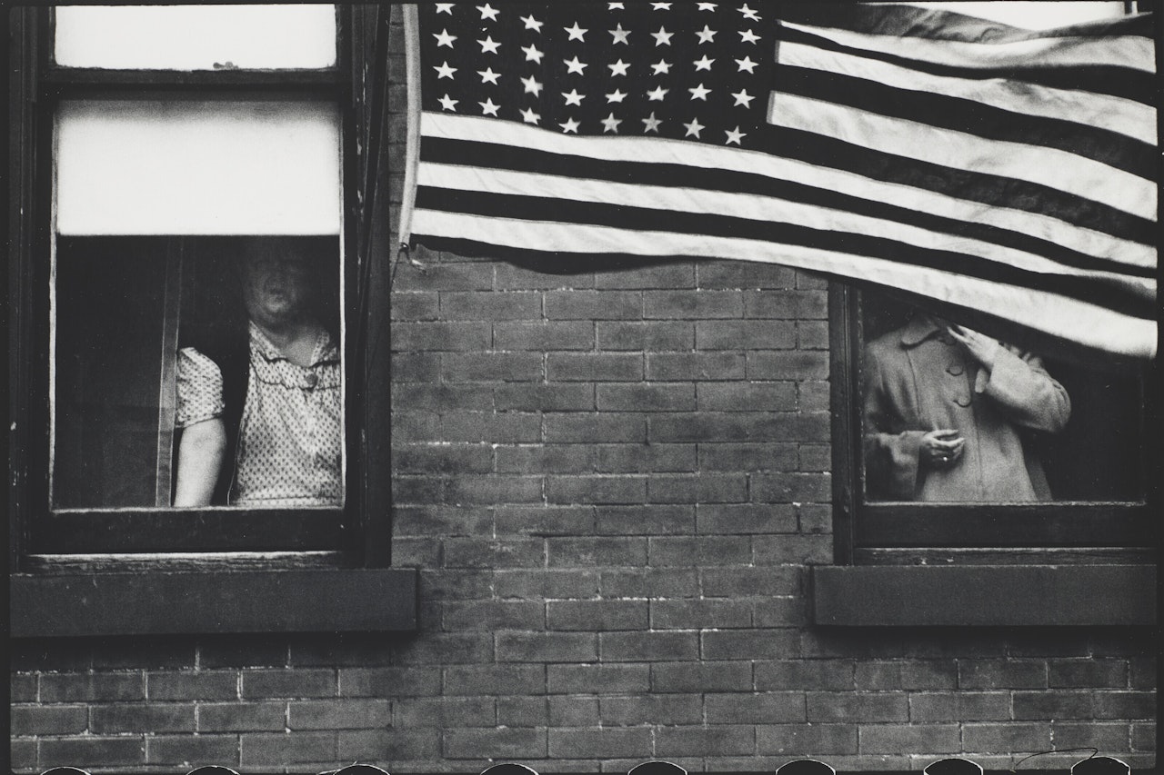 Parade, Hoboken, New Jersey, 1955 by Robert Frank