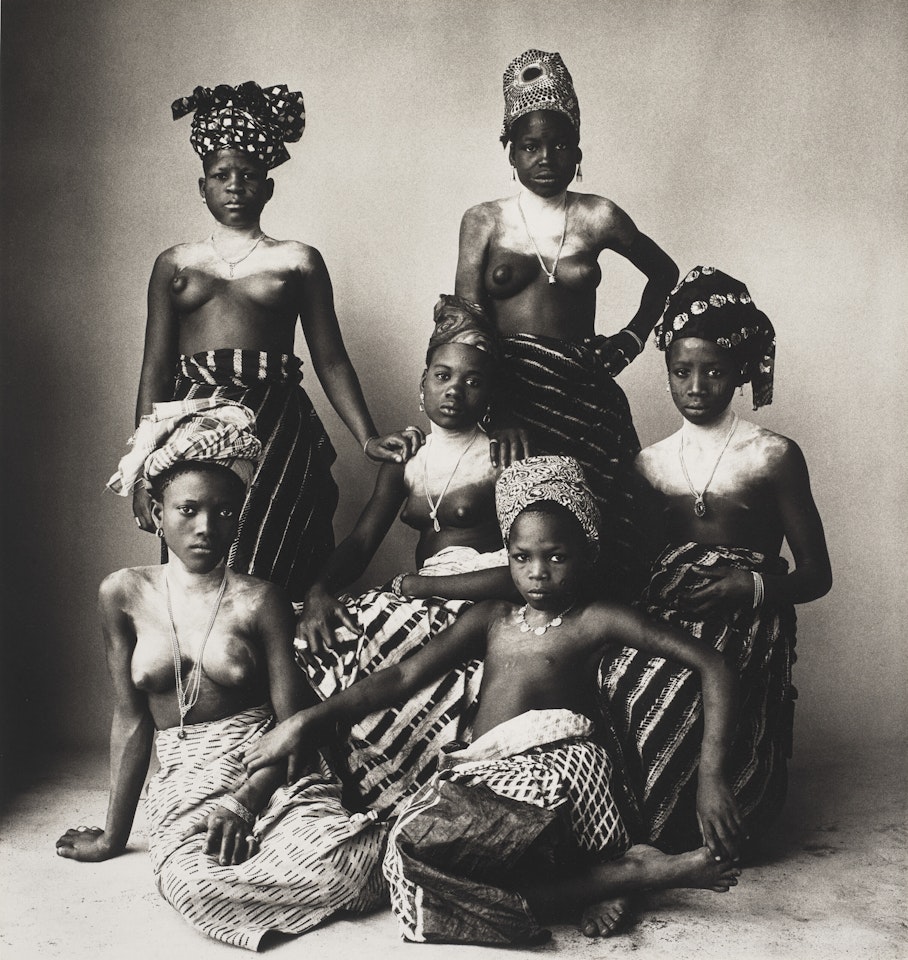 Six Dahomey Girls by Irving Penn