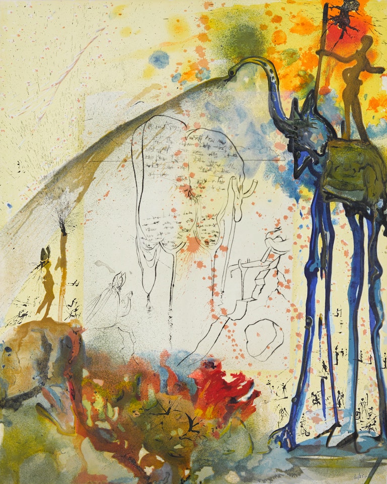 Sigmund Freud, Moïse et le Monothéisme by Salvador Dali