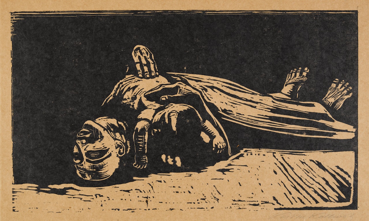 Die Witwe II (The Widow II), from Krieg (Klipstein 181; Knesebeck 178) by Kathe Kollwitz