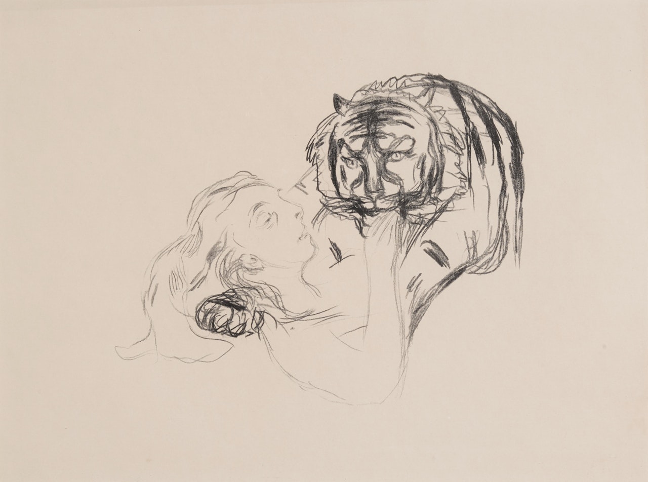 Der Tiger (The Tiger), from Alfa und Omega by Edvard Munch