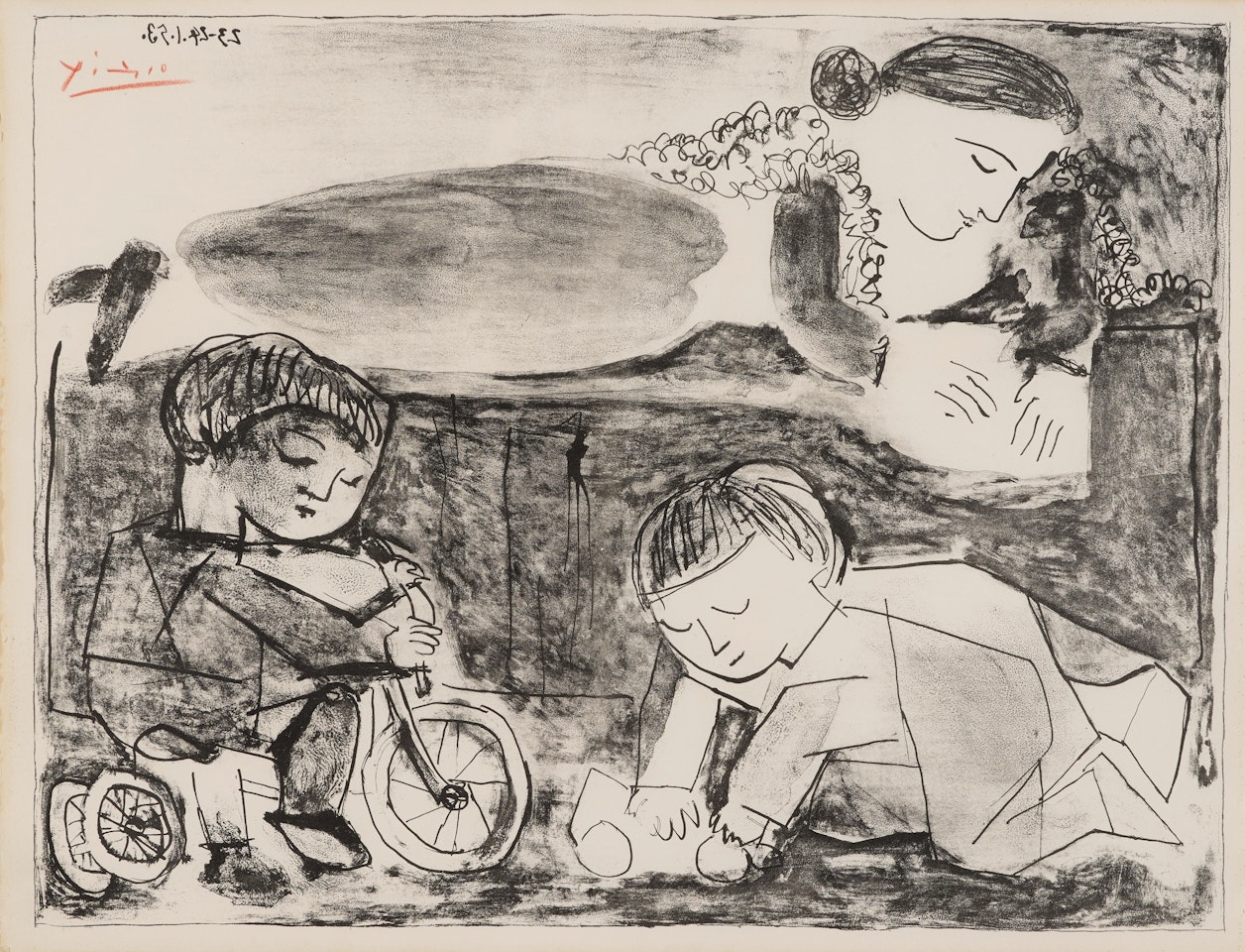 Les Jeux et la Lecture by Pablo Picasso