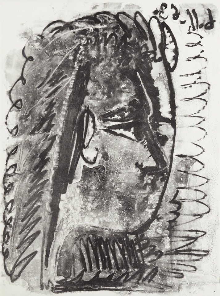 Profil de Femme regardant à droite by Pablo Picasso