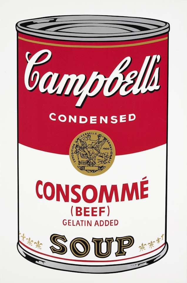 Consommé (Beef), from Campbell's Soup I by Andy Warhol