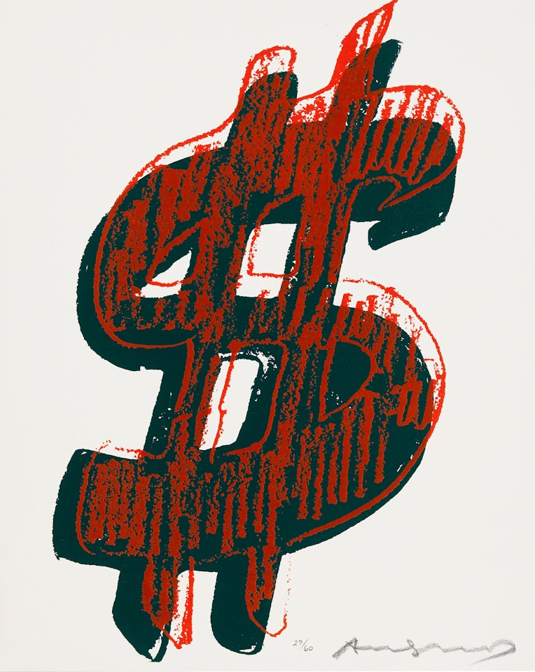 $ (1) by Andy Warhol