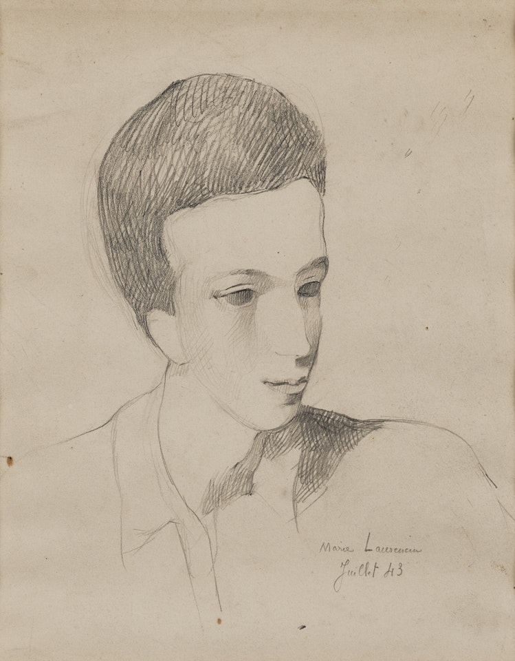 Portrait de Roland Petit by Marie Laurencin