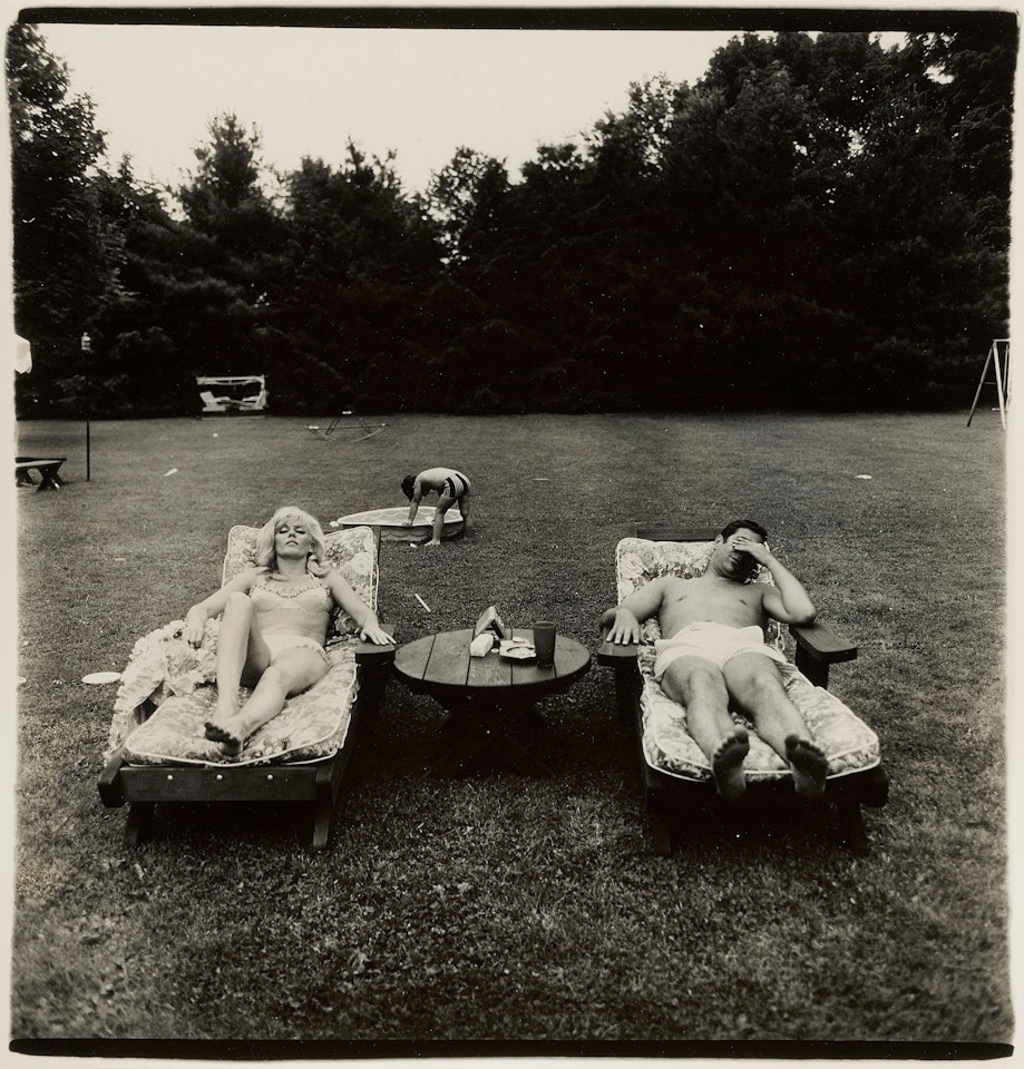 Family on Lawn One Sunday in Westchester, N.Y. by Diane Arbus