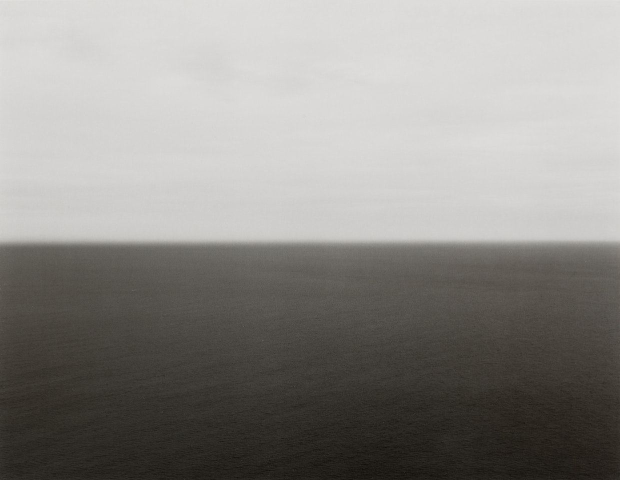 Pacific Ocean, Oregon; and Bay of Biscay, Bakio 2 by Hiroshi Sugimoto