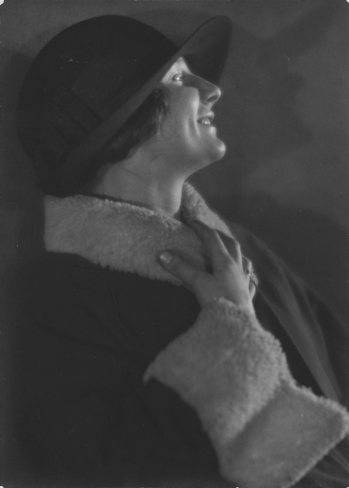 Untitled (Woman in Fur Coat) by Josef Sudek