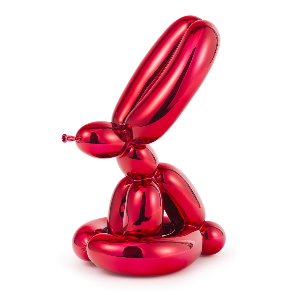 Balloon Rabbit (Red) by Jeff Koons