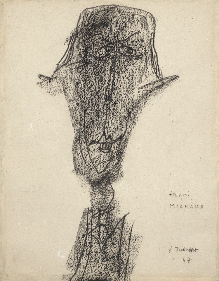 Michaux façon momie by Jean Dubuffet