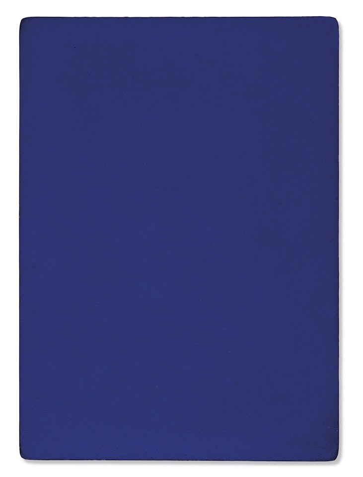 Monochrome bleu sans titre, (IKB 183) by Yves Klein