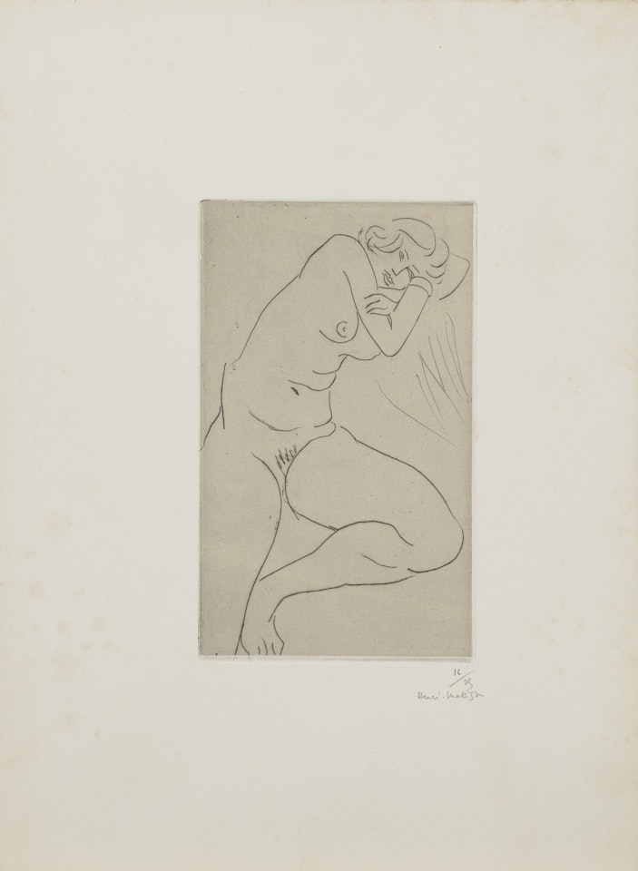 Nu assis, la tête dans les bras by Henri Matisse