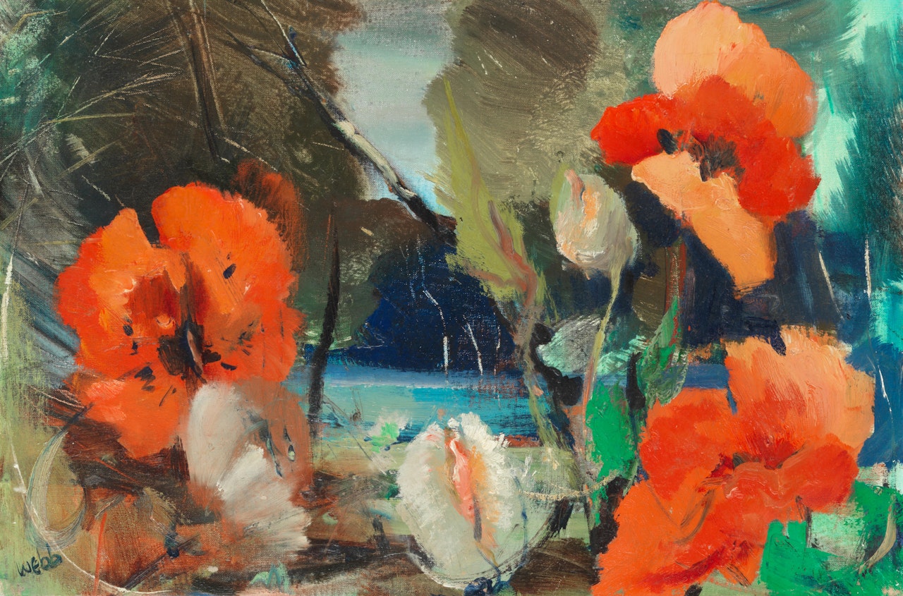 Poppies (unframed) by Kenneth Webb
