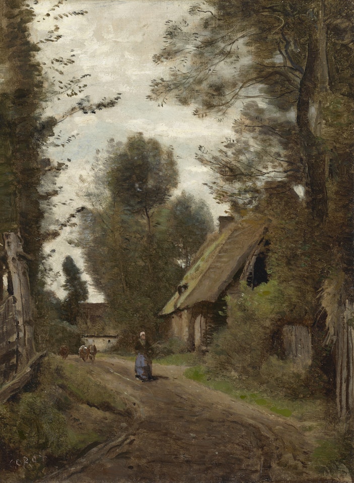 Saint-Quentin-des-Prés (Oise), près de Gournay-en-Bray by Jean Baptiste Camille Corot