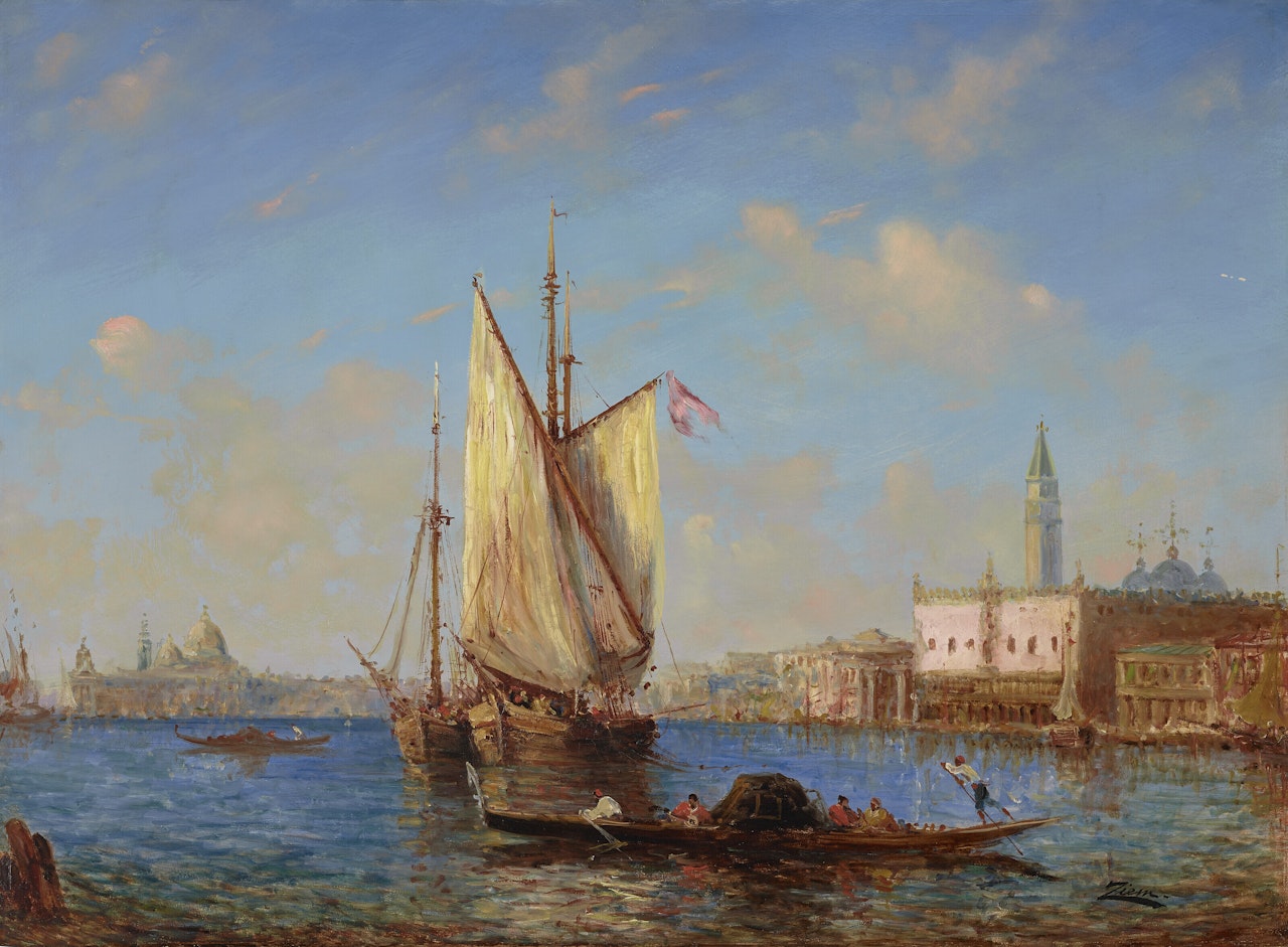 La Lagune, Venise by Félix Ziem